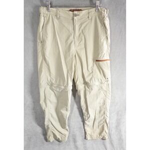 Simms Guide Series Fishing Pants Convertible Zip Nylon Pants Mens M 32x32 *Read*